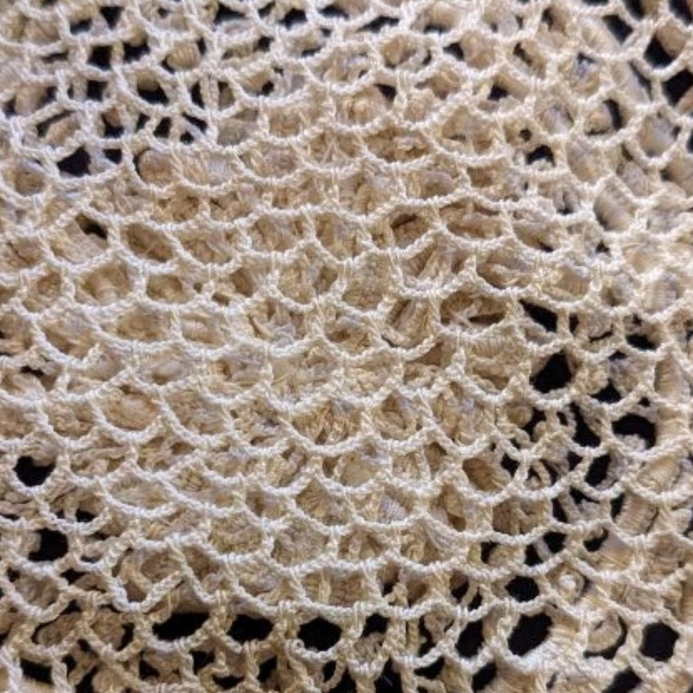 Antique Crocheted Lace Purse Evening Wedding Bag Victorian - Picture 11 of 16
